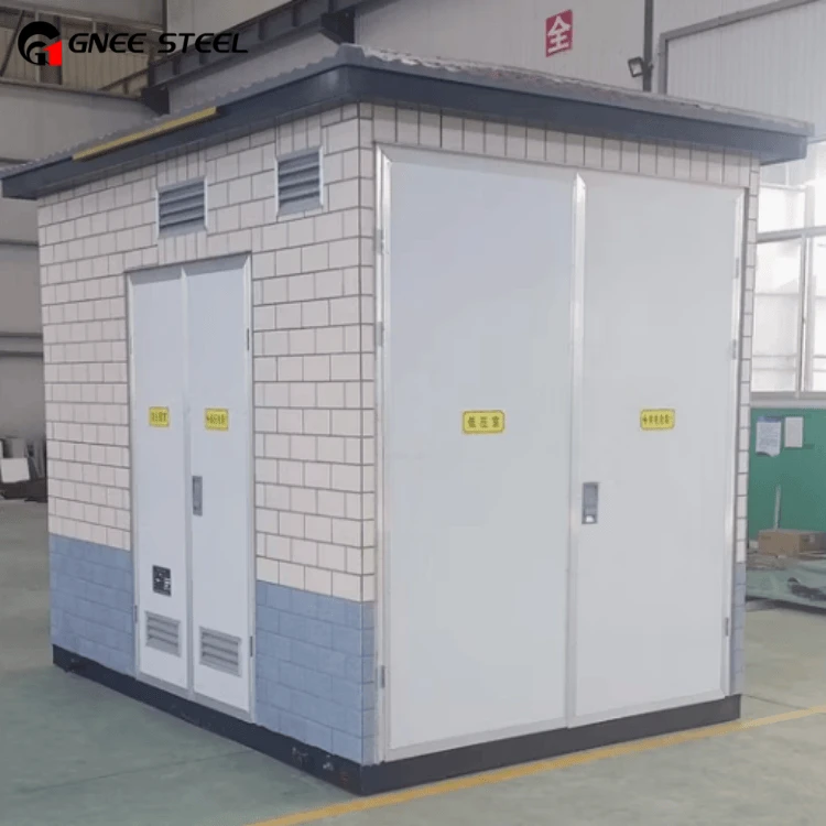 Pre-assembled Substation 6KV 10KV 380V High Voltage And Low Voltage European Style