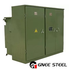 50 KVA jednofázový transformátor namontovaný na podložke